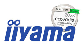 iiyama reach EcoVadis Platinum 2023 (Sustainability Rating)