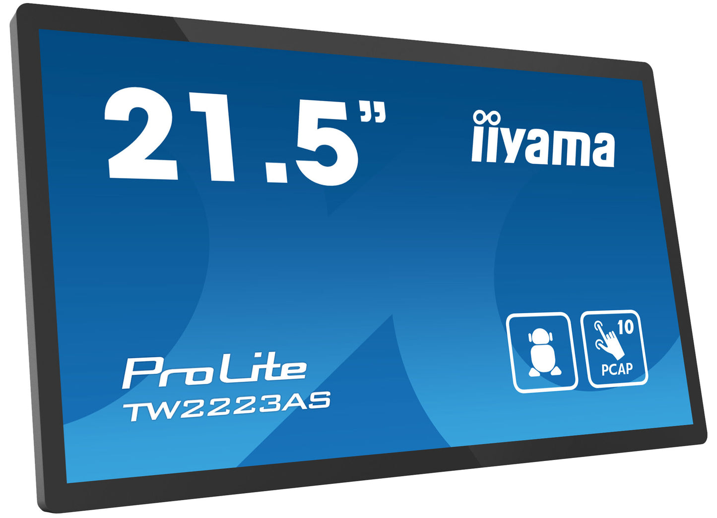iiyama TW2223AS-B2 computer monitor 54.6 cm (21.5") 1920 x 1080 pixels Full HD Touchscreen Black