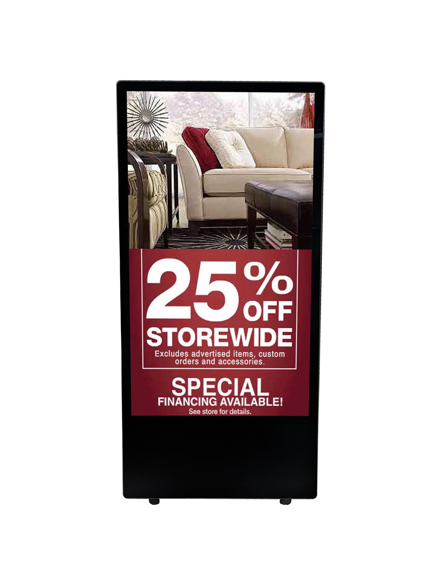 IDP 55” 1800 nits Outdoor A-Board with battery