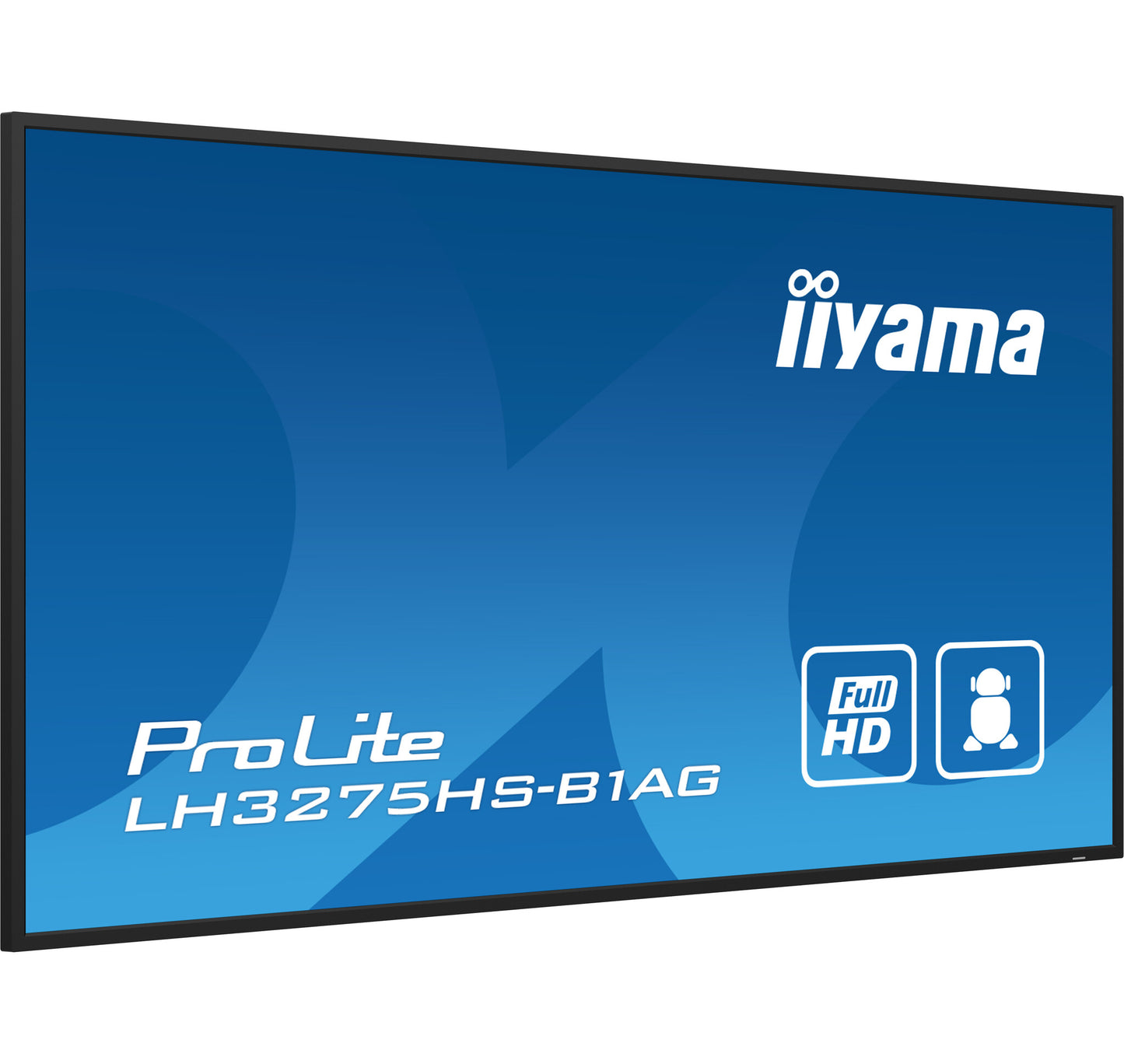 iiyama LH3275HS-B1AG Signage Display Digital signage flat panel 80 cm (31.5") LCD Wi-Fi 500 cd/m² Full HD Black Built-in processor Android 11 24/7