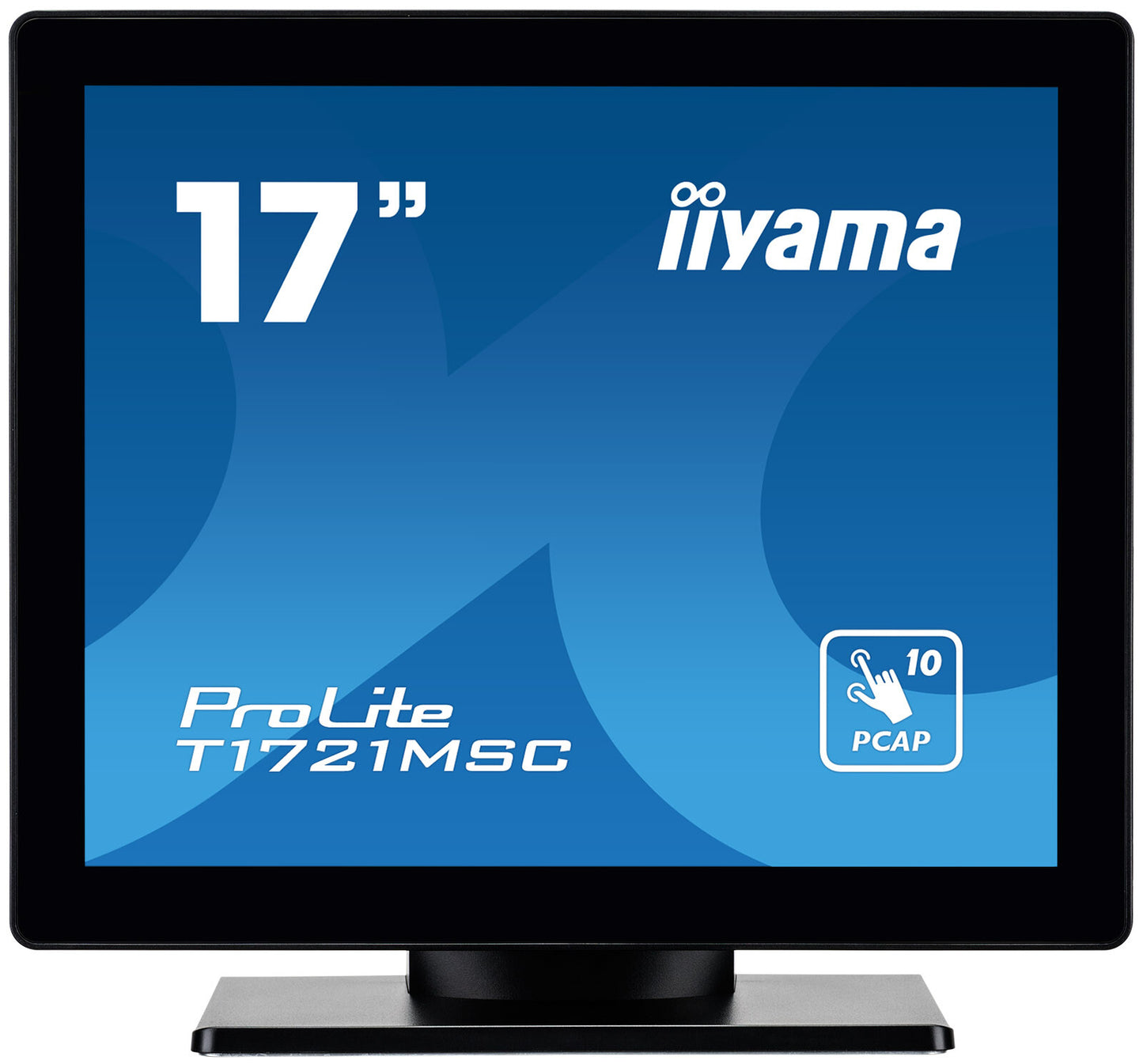 iiyama ProLite 17" touchscreen featuring 10 touch points and PCAP technology