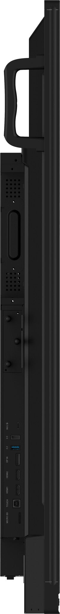 iiyama TE6513A-B1AG Signage Display Interactive flat panel 163.8 cm (64.5") Wi-Fi 500 cd/m² 4K Ultra HD Black Touchscreen Built-in processor Android 18/7