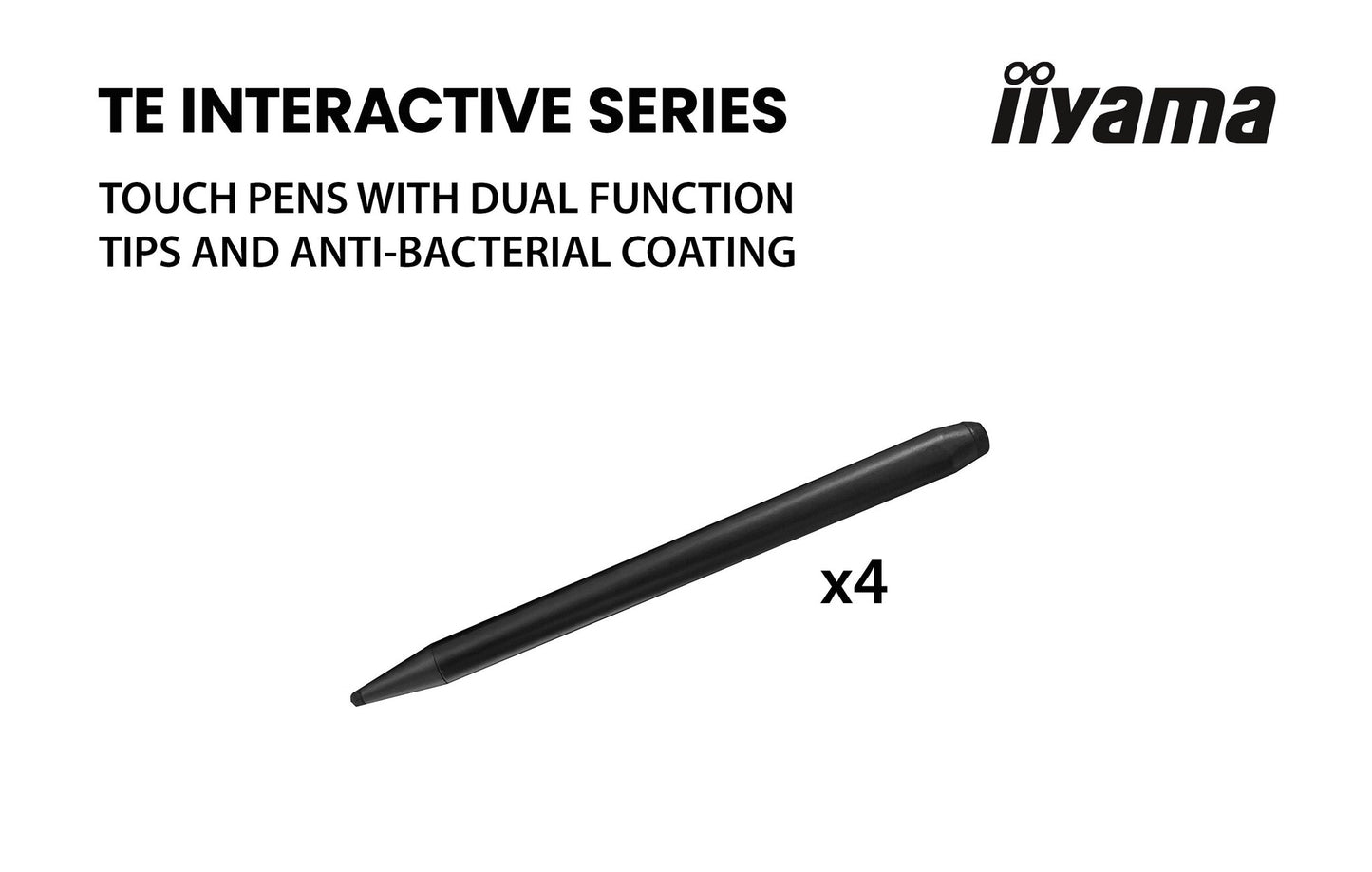 iiyama TE8613A-B1AG Signage Display Interactive flat panel 2.17 m (85.6") Wi-Fi 500 cd/m² 4K Ultra HD Black Touchscreen Built-in processor Android 18/7