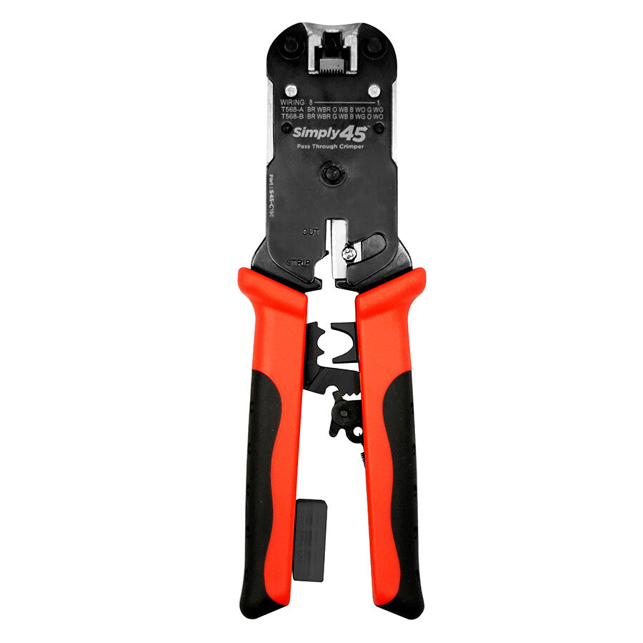 Simply45 S45-C101 cable crimper Crimping tool Black, Red