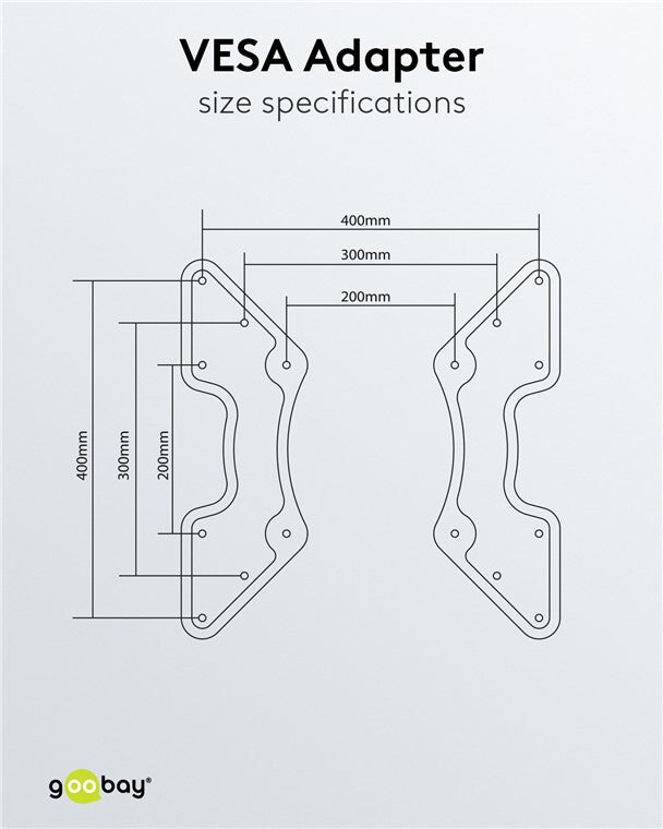 Goobay VESA Adapter for TV Wall Mount