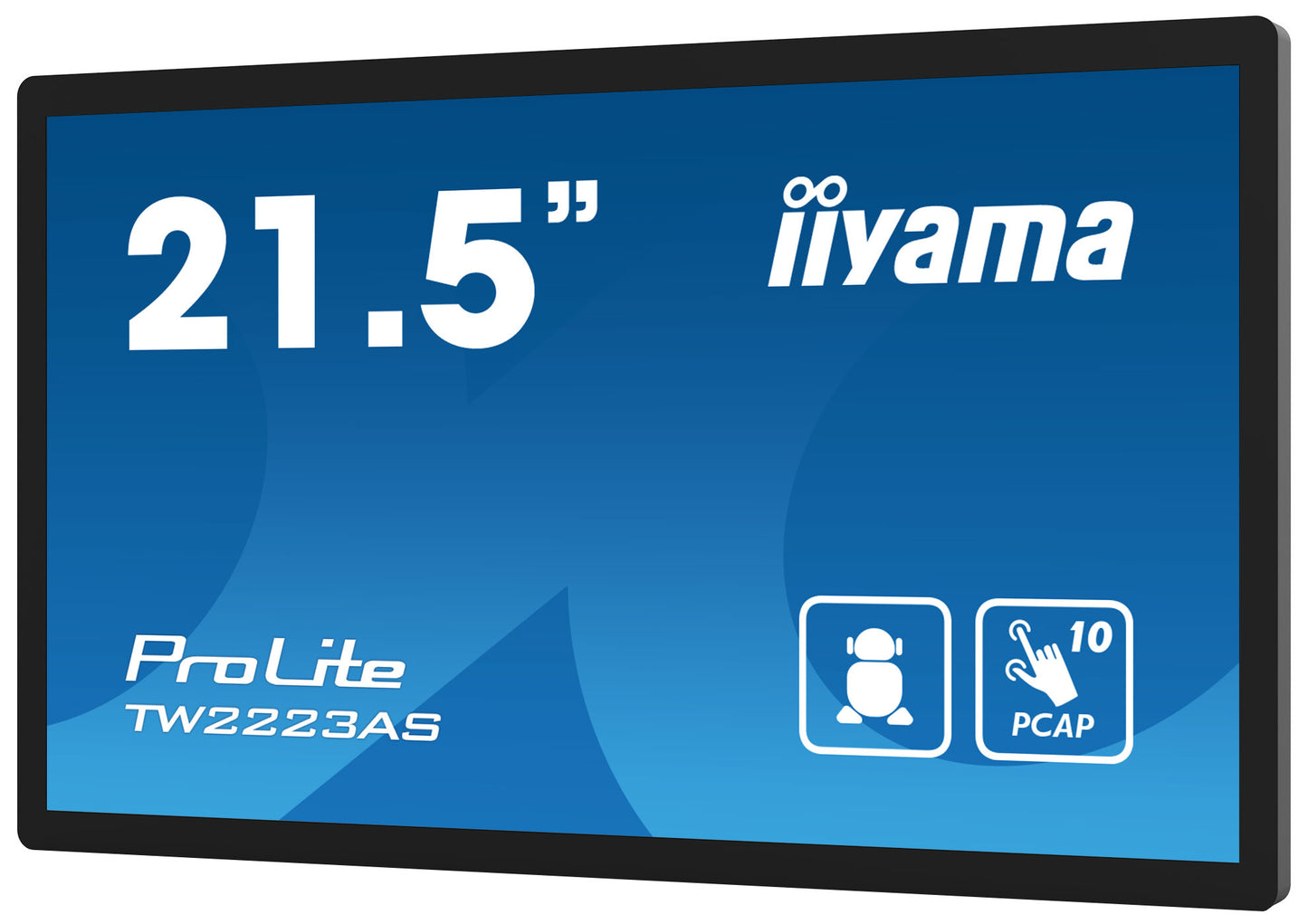 iiyama TW2223AS-B2 computer monitor 54.6 cm (21.5") 1920 x 1080 pixels Full HD Touchscreen Black