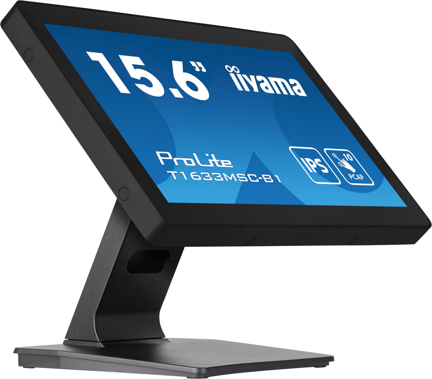 iiyama ProLite 15.6" PCAP 10 points multi-touch monitor with edge-to-edge glass and IPS panel technology