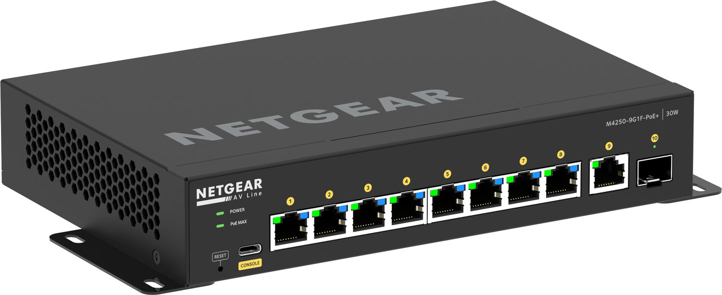 Netgear 8x1G PoE+ 110W 1x1G and 1xSFP Managed Switch