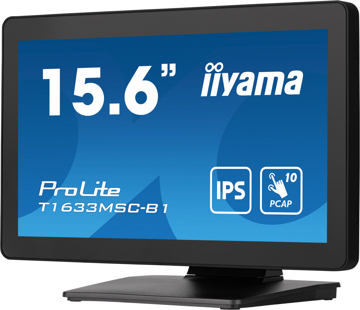 iiyama ProLite 15.6" PCAP 10 points multi-touch monitor with edge-to-edge glass and IPS panel technology
