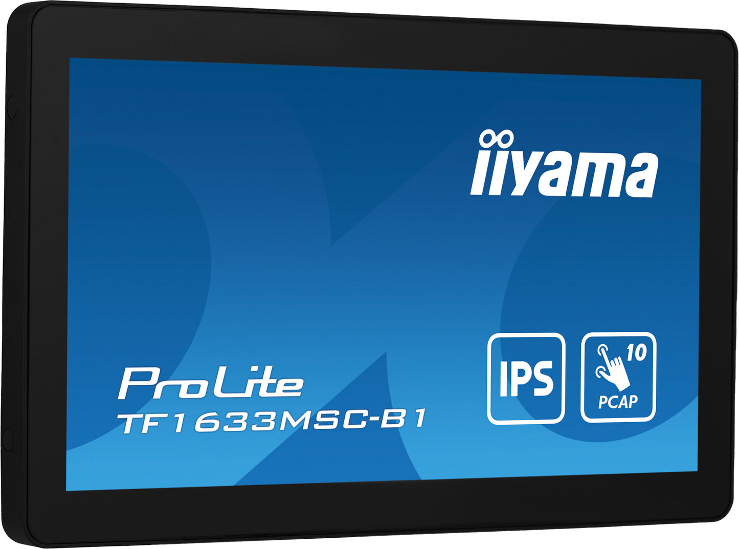 iiyama ProLite TF1633MSC-B1 computer monitor 39.6 cm (15.6") 1920 x 1080 pixels Full HD Touchscreen Black