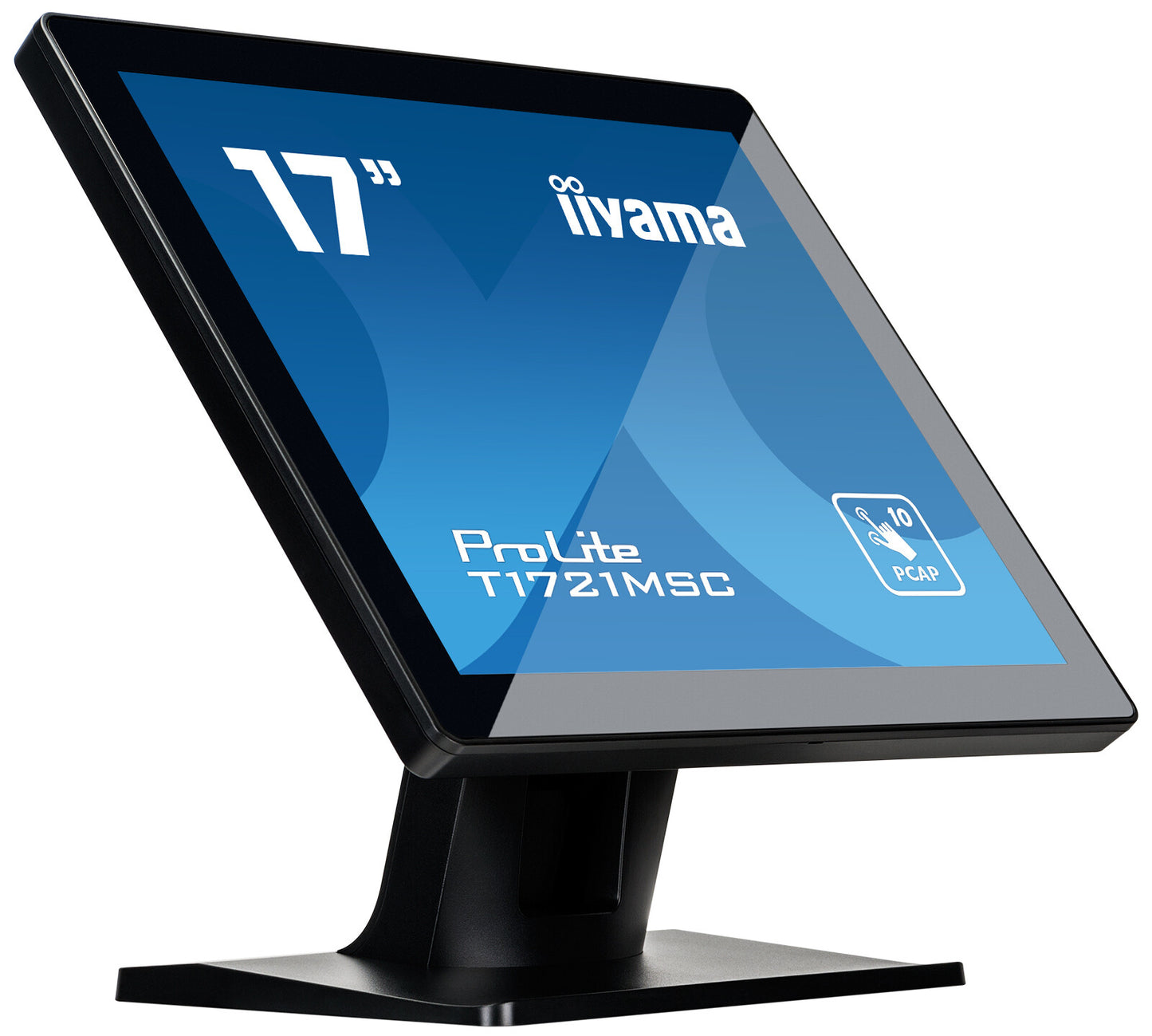 iiyama ProLite 17" touchscreen featuring 10 touch points and PCAP technology