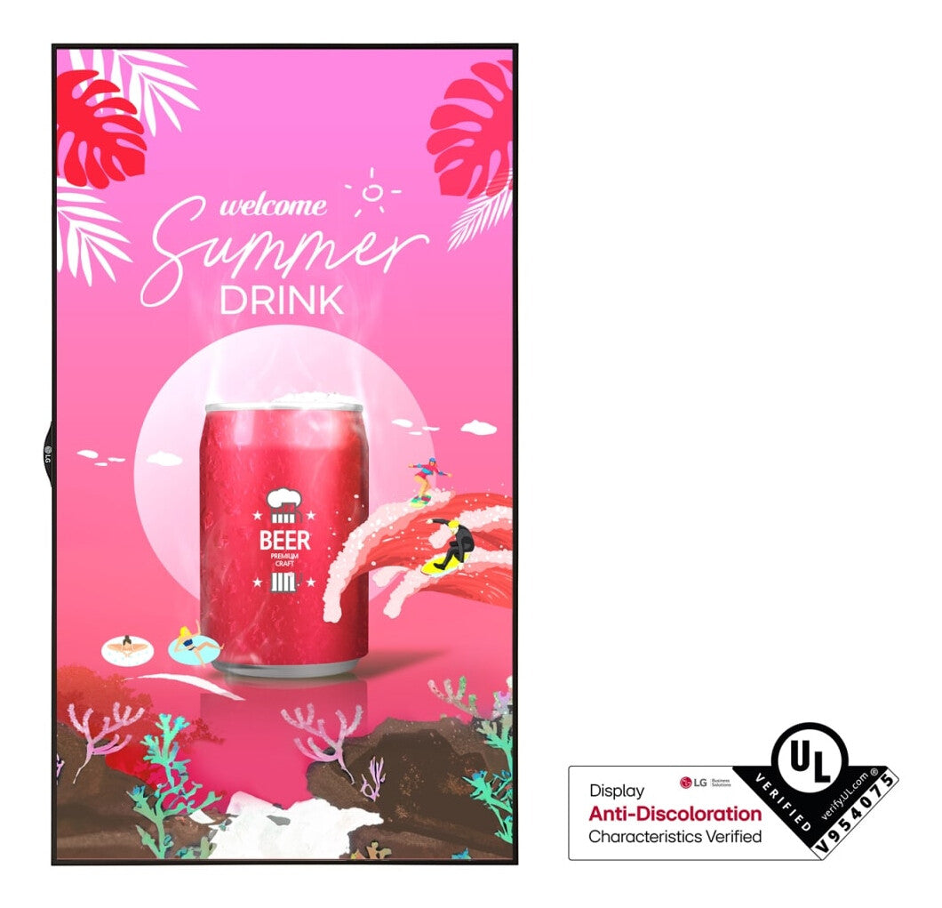 LG 55XS4P Signage Display Digital signage flat panel 139.7 cm (55") LED 4000 cd/m² Full HD Black WebOS 24/7