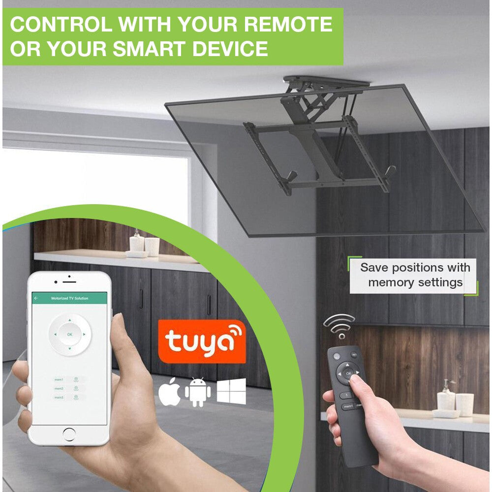 Motorized Swivel Ceiling Mount 32-70"