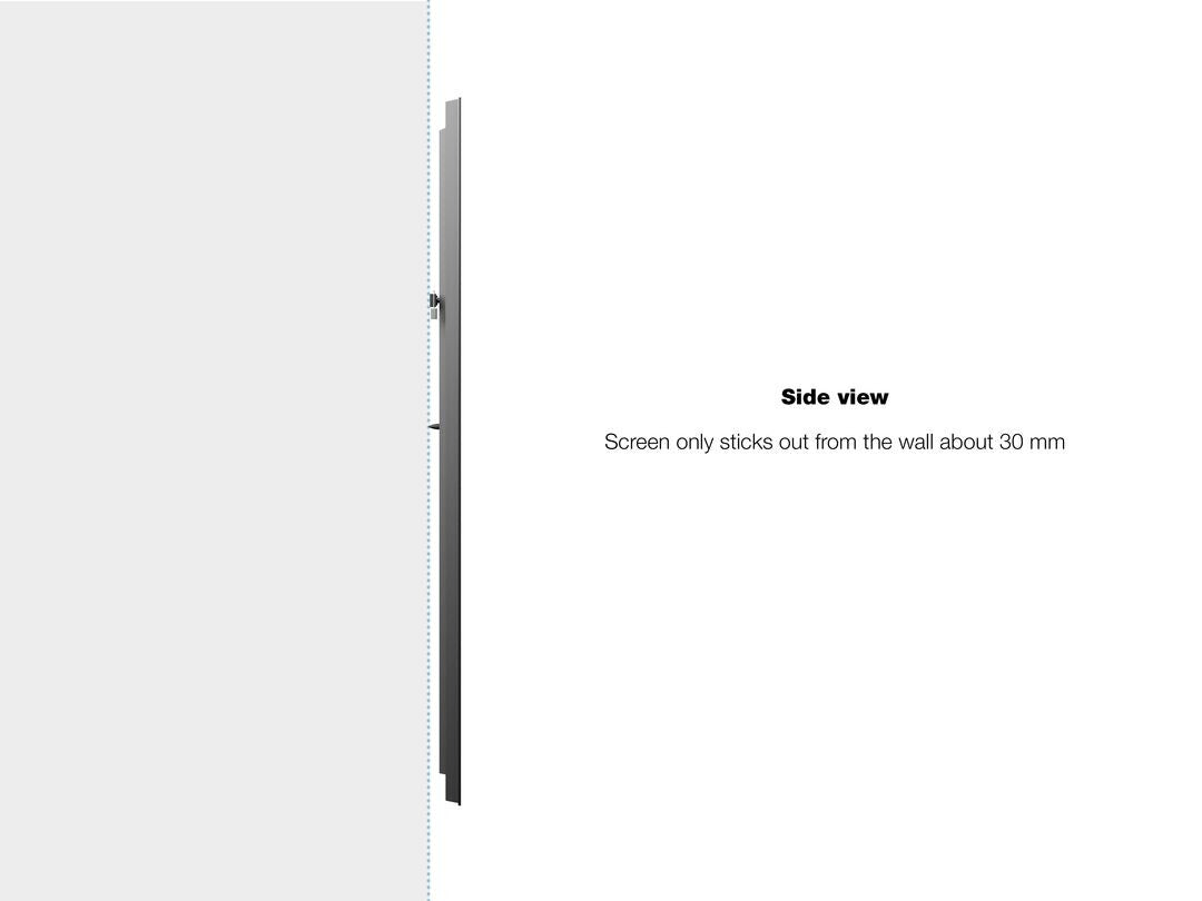 Multibrackets M Universal Public Wallmount Black Large