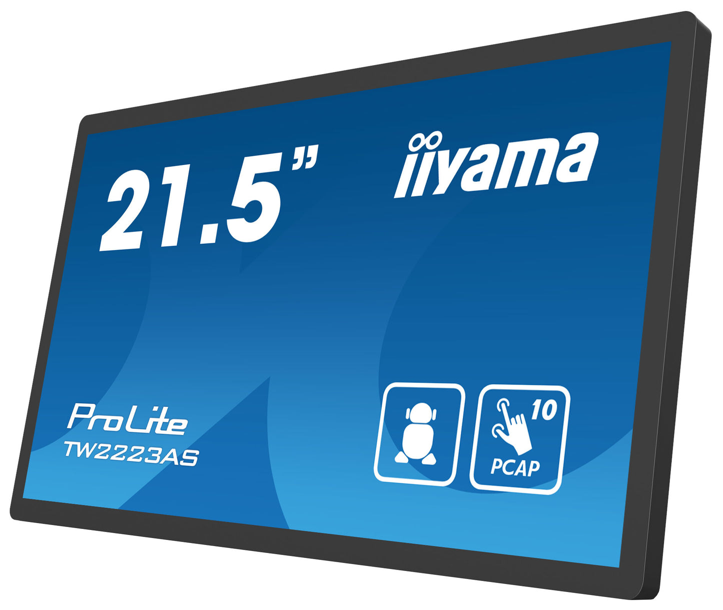 iiyama TW2223AS-B2 computer monitor 54.6 cm (21.5") 1920 x 1080 pixels Full HD Touchscreen Black