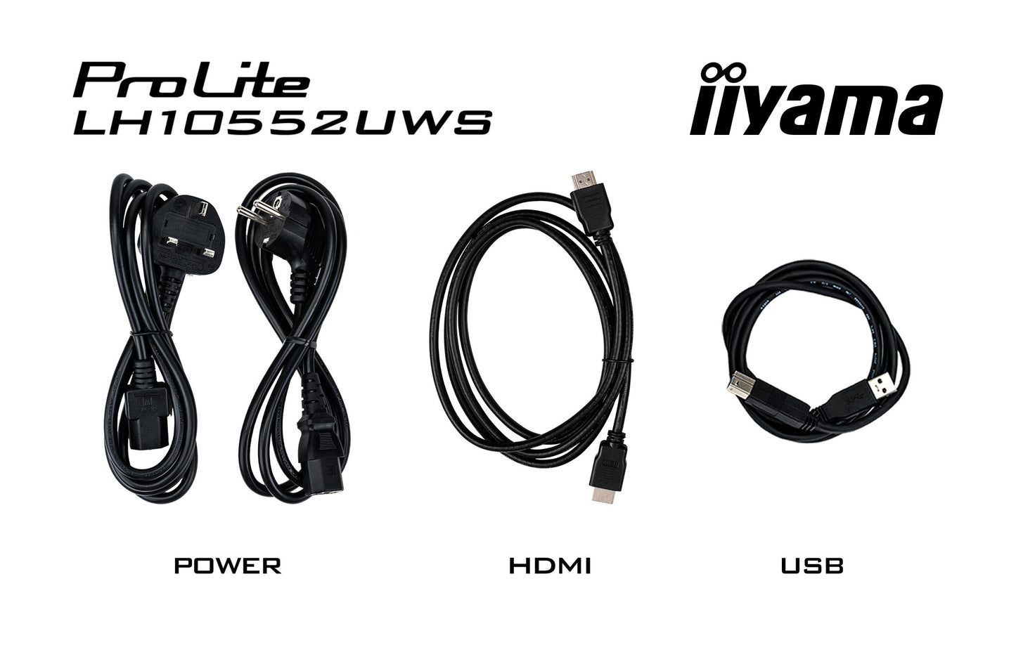 iiyama LH10552UWS-B1AG Signage Display Kiosk design 2.66 m (104.6") LCD Wi-Fi 500 cd/m² UltraWide 5K HD Black Built-in processor Android 24/7