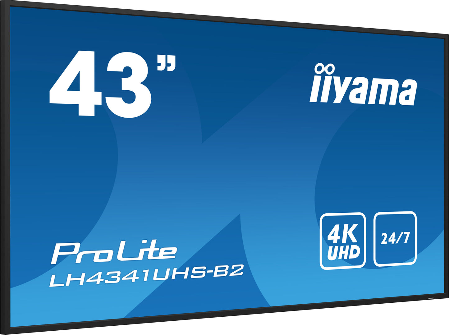 iiyama LH4341UHS-B2 Signage Display 108 cm (42.5") LCD 500 cd/m² 4K Ultra HD Built-in processor Android 8.0 24/7