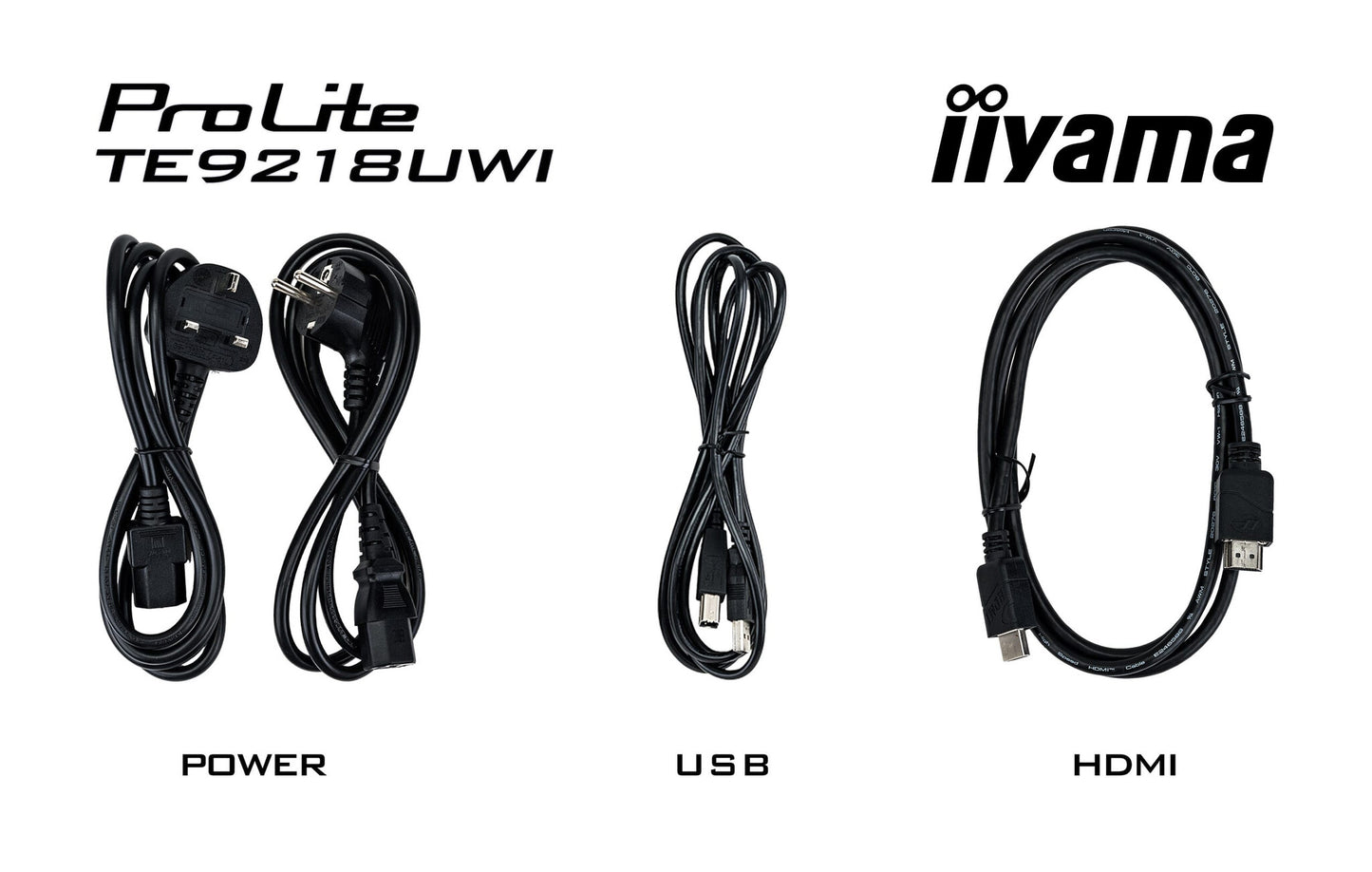 iiyama TE9218UWI-B1AG Signage Display Interactive flat panel 2.32 m (91.5") LED Wi-Fi 500 cd/m² 5K Ultra HD Black Touchscreen Built-in processor Android 16/7