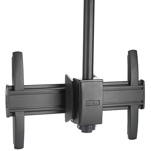 SINGLE CEILING MOUNT, LARGE, BLACK