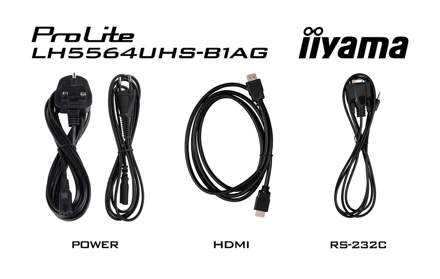 iiyama LH5564UHS-B1AG Signage Display Digital signage flat panel 139.7 cm (55") Wi-Fi 500 cd/m² 4K Ultra HD Black Built-in processor Android 24/7