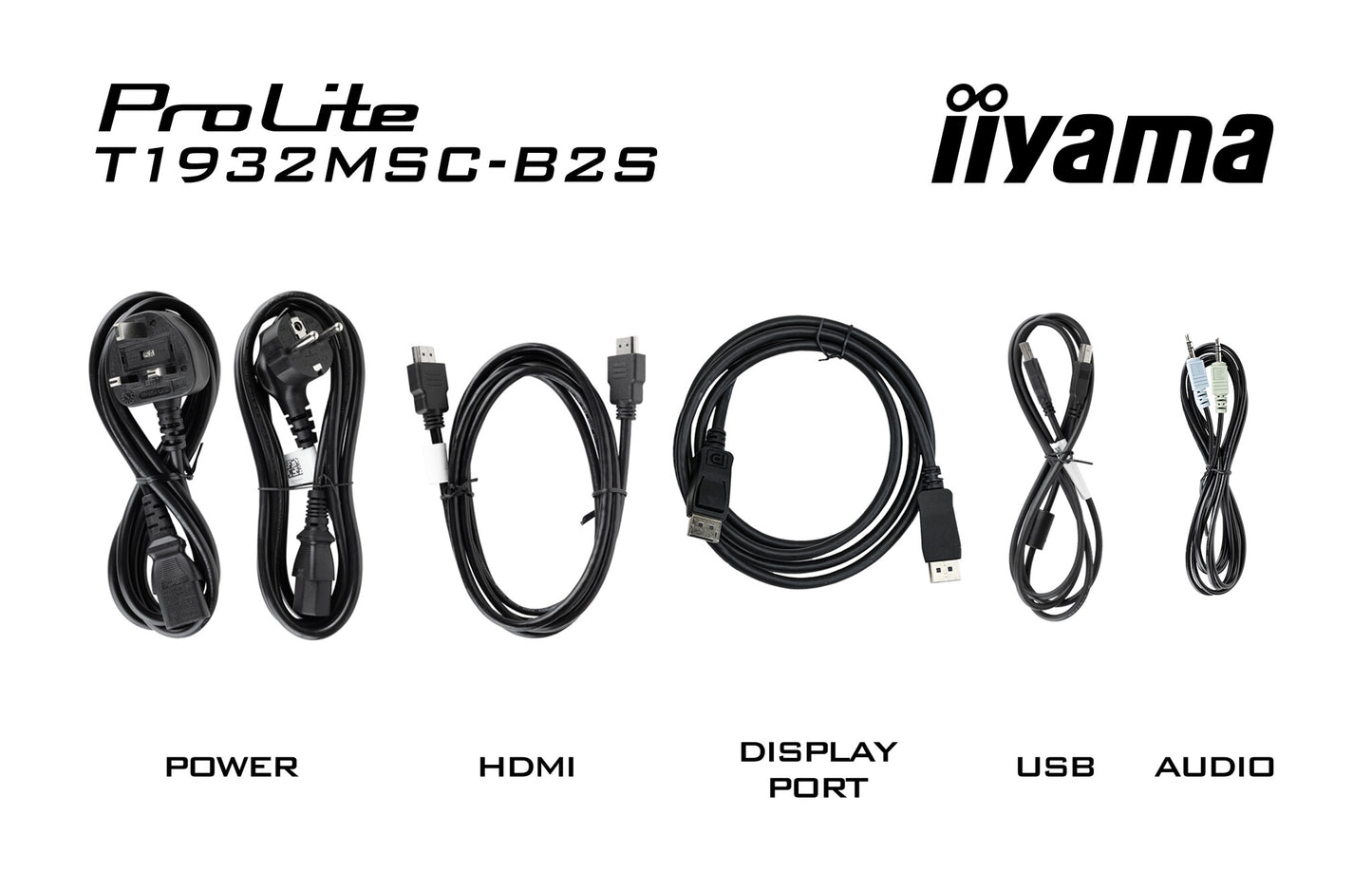 iiyama ProLite T1932MSC-B2S computer monitor 48.3 cm (19") 1280 x 1024 pixels SXGA LED Touchscreen Black
