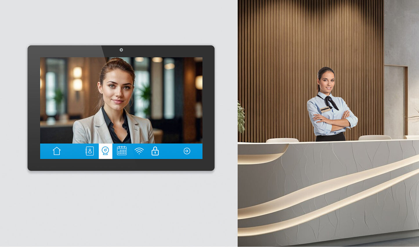 iiyama TW1023ASC-B3P Signage Display Kiosk design 25.6 cm (10.1") Wi-Fi 385 cd/m² WXGA Black Touchscreen Built-in processor Android 24/7