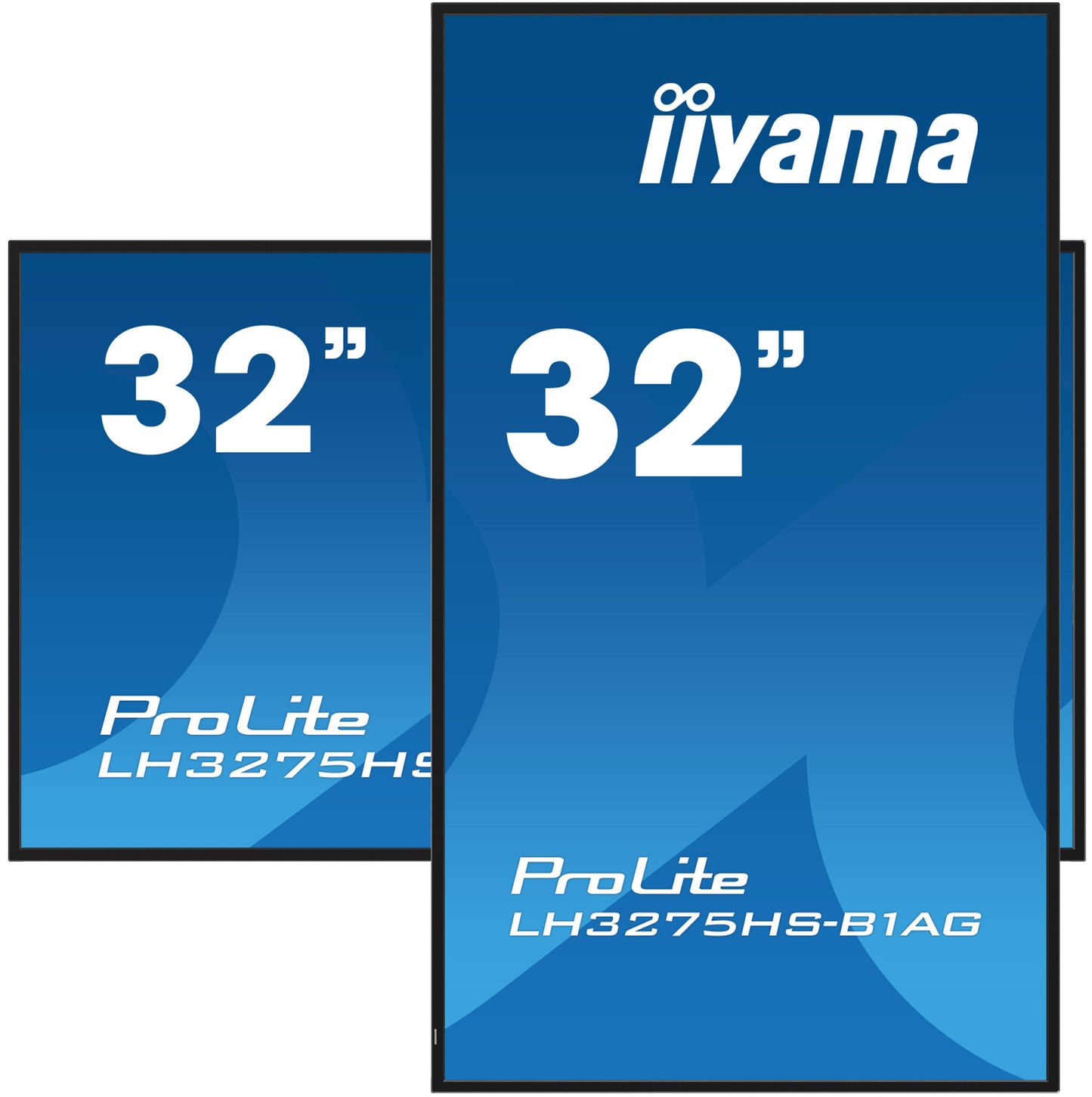 iiyama LH3275HS-B1AG Signage Display Digital signage flat panel 80 cm (31.5") LCD Wi-Fi 500 cd/m² Full HD Black Built-in processor Android 11 24/7