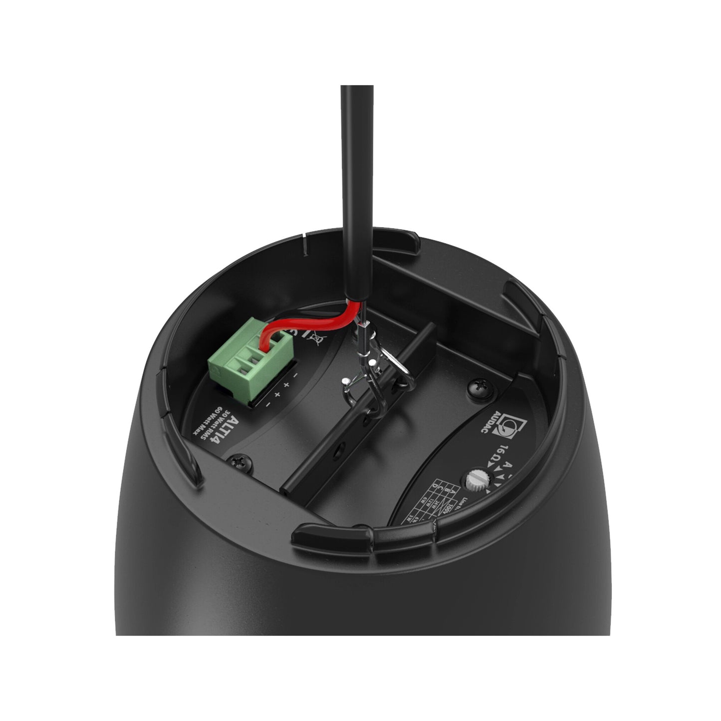 AUDAC ALTI6 2-way Black Wired 60 W