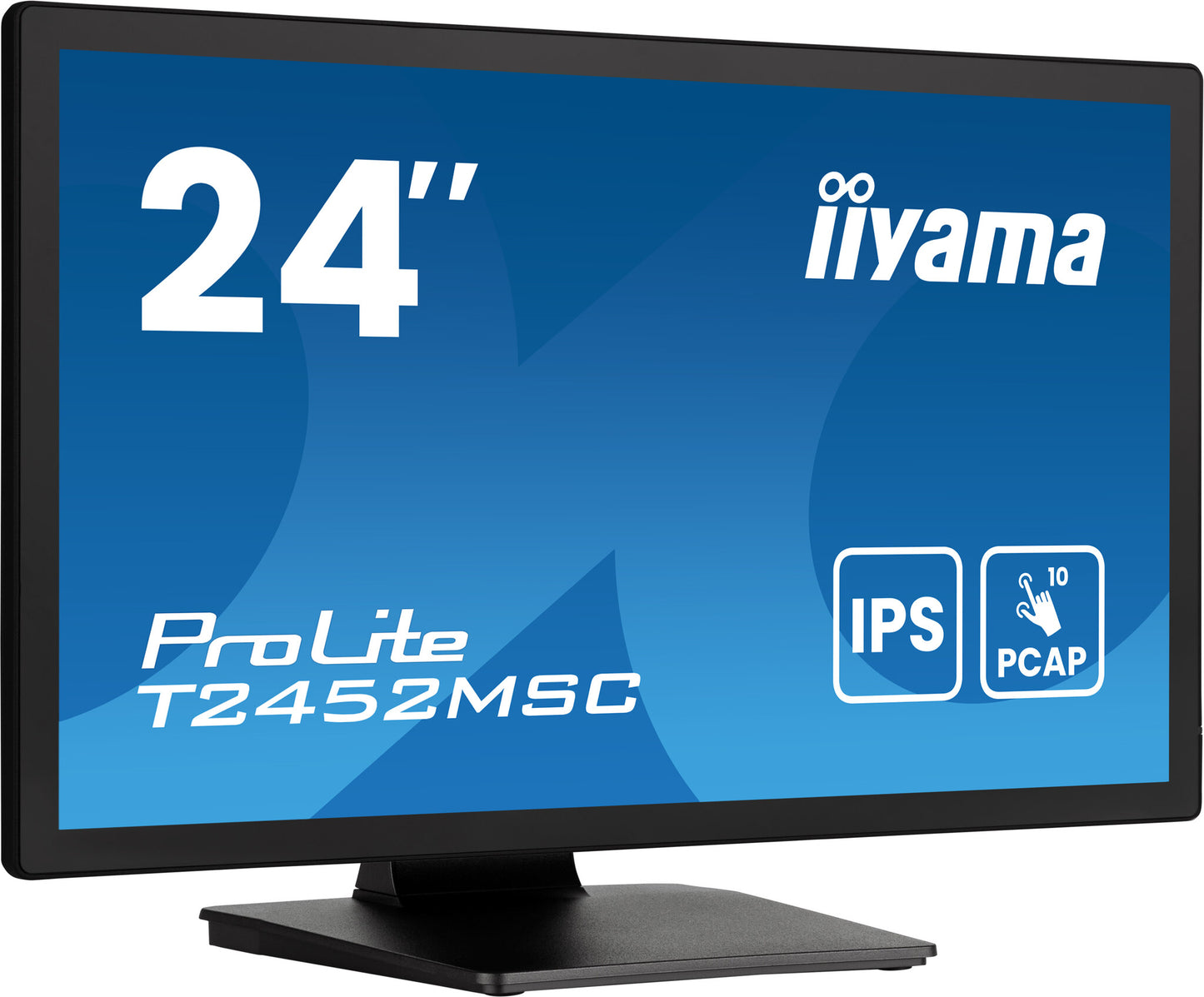 24" IPS Optical Bonded PCAP, 10P Touch with AG and Anti-Finger print coating, 1920x1080, Flat Bezel