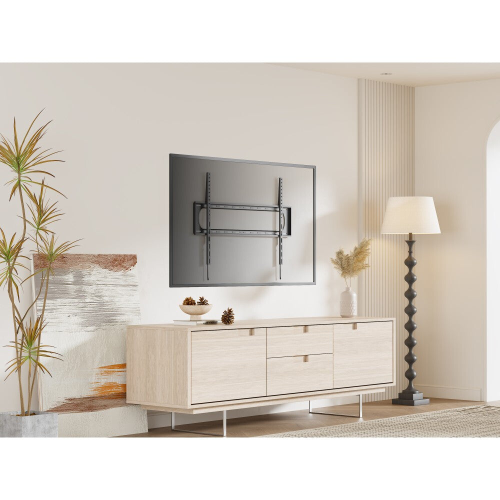 Techly Slim Fixed Wall Bracket LED LCD TV 60-120"