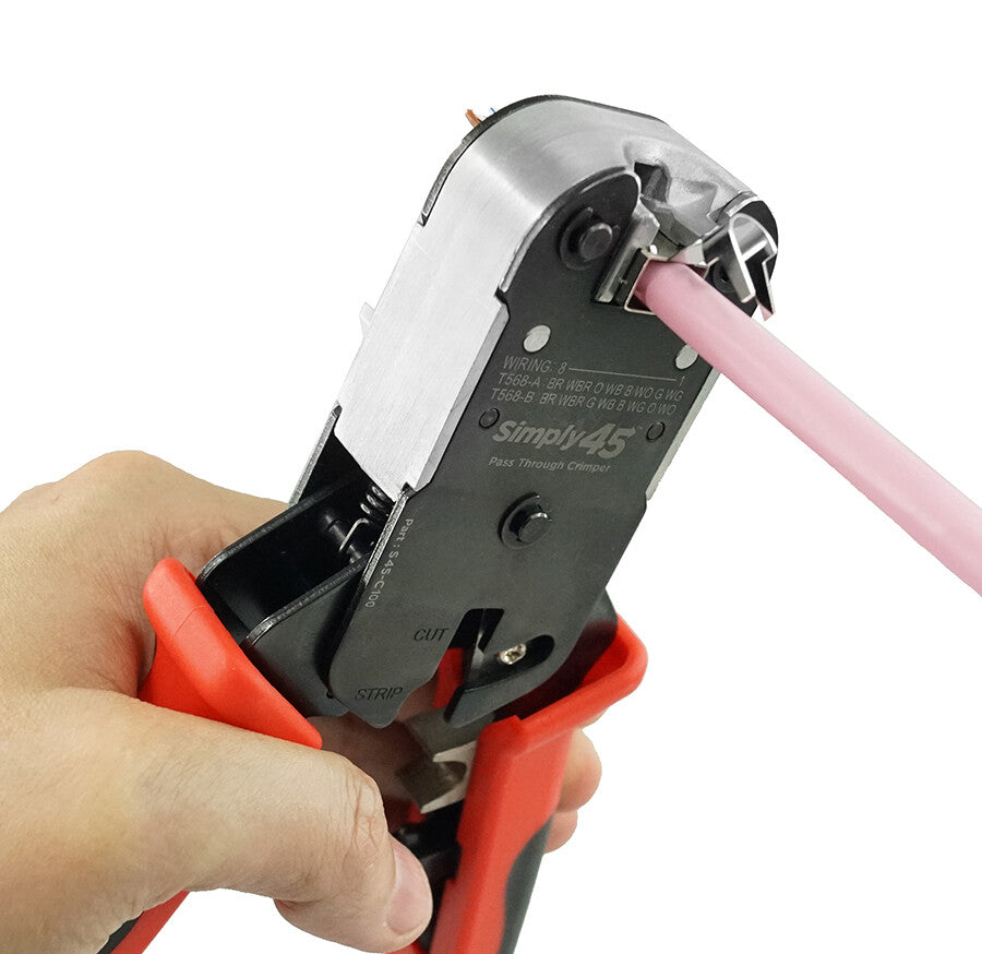 Simply45 S45-C101 cable crimper Crimping tool Black, Red