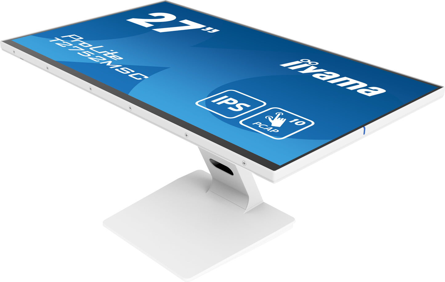 iiyama ProLite 27” Optical Bonded PCAP 10pt touchscreen monitor with IPS panel technology, edge-to-edge glass design and anti-fingerprint coating