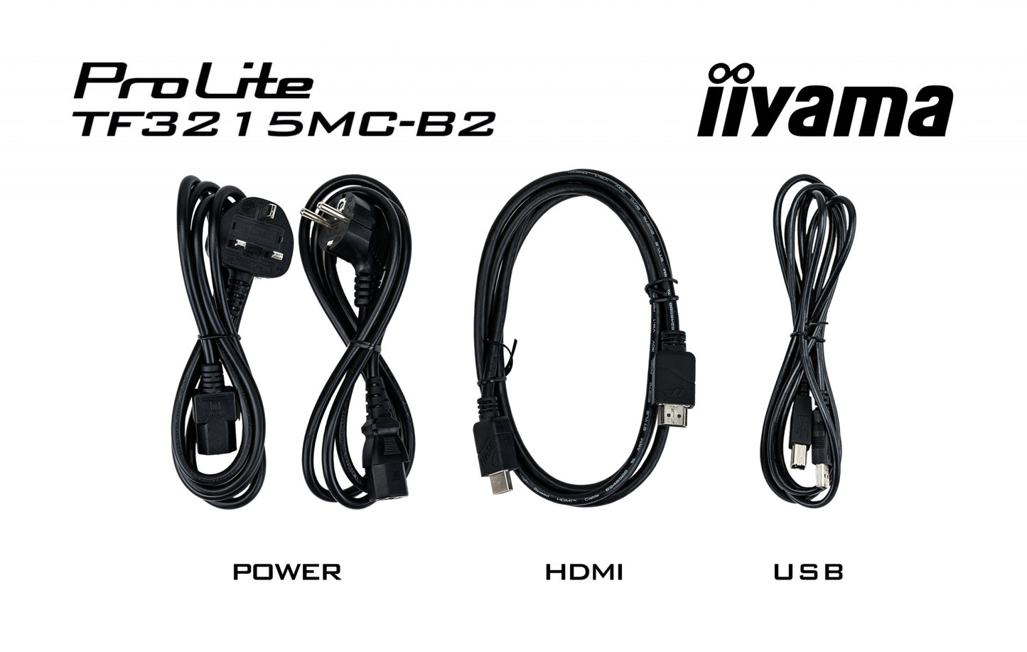 iiyama ProLite TF3215MC-B2 computer monitor 80 cm (31.5") 1920 x 1080 pixels Full HD LED Touchscreen Kiosk Black