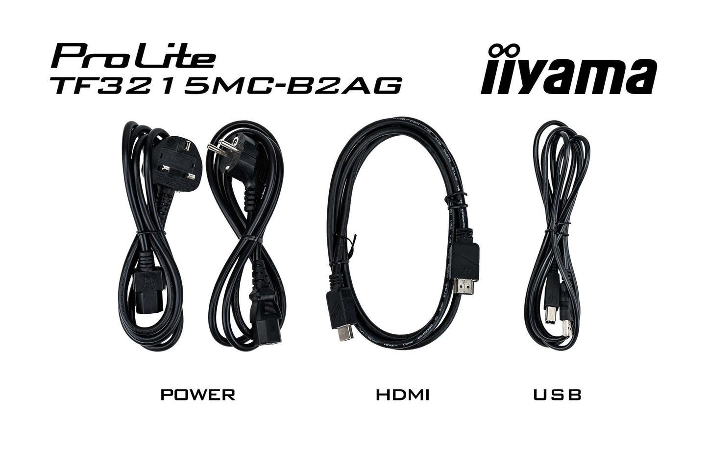 iiyama ProLite TF3215MC-B2AG computer monitor 80 cm (31.5") 1920 x 1080 pixels Full HD LED Touchscreen Kiosk Black