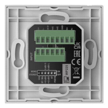 AUDAC WP225/W audio converter Steel, White