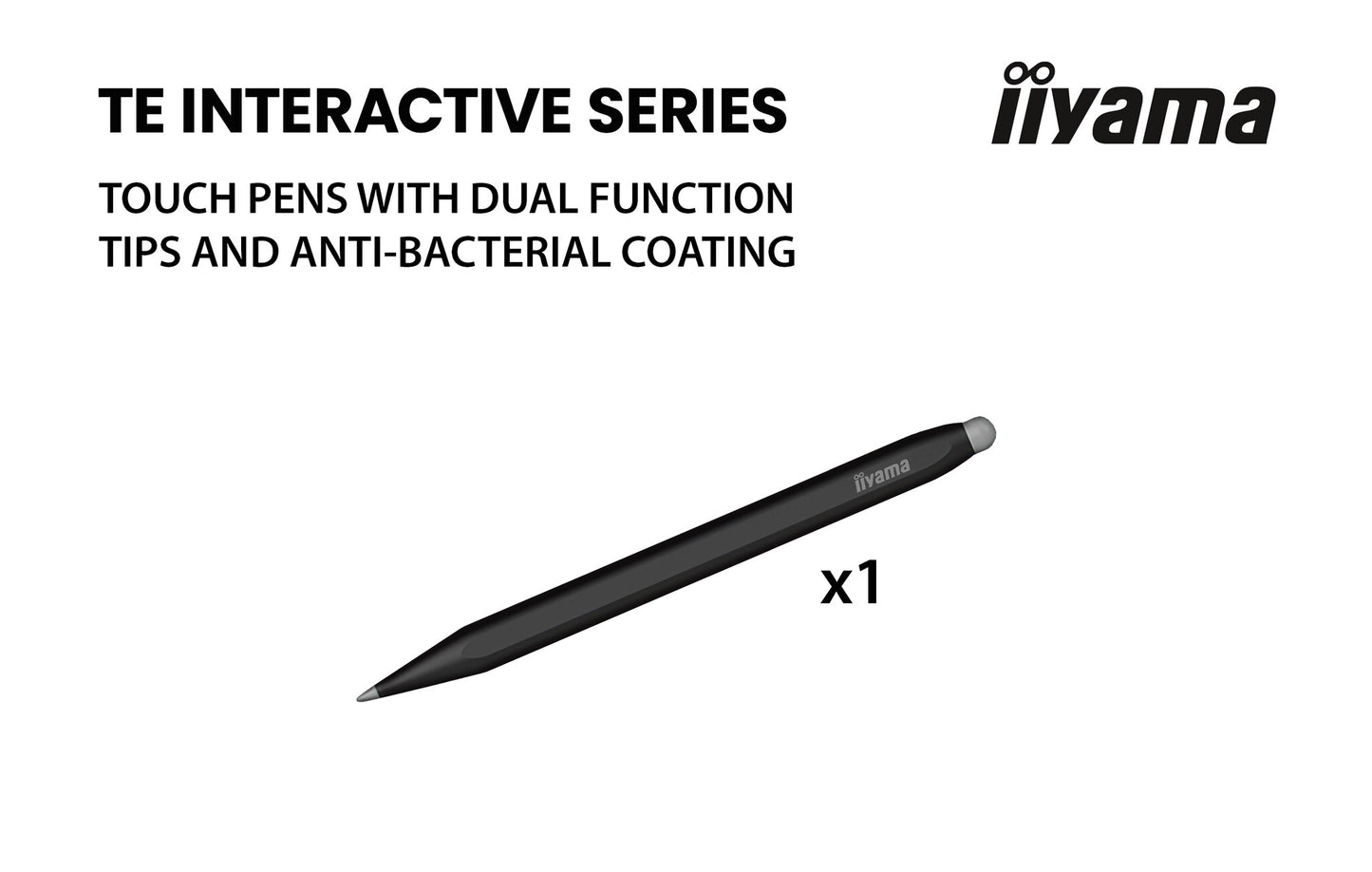 iiyama TE7515A-B1AG Signage Display Interactive flat panel 190.5 cm (75") Wi-Fi 550 cd/m² 4K Ultra HD Black Touchscreen Built-in processor Android