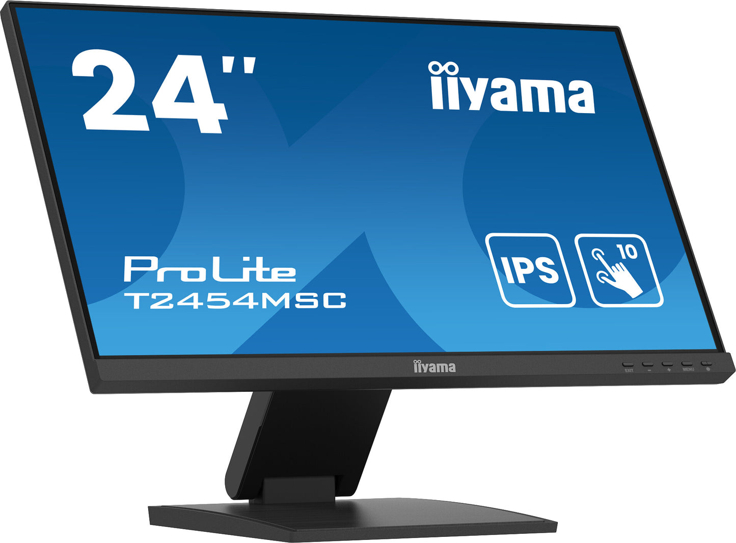 iiyama ProLite 24” P-CAP 10pt touchscreen featuring IPS panel technology and Anti-Glare coating