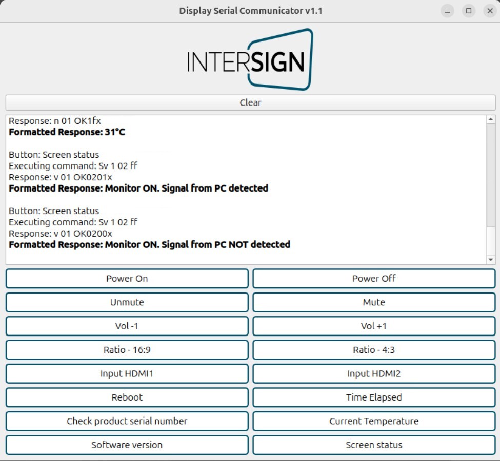 LG DisplaySerialCommunicator for Linux