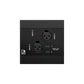 NWP320/B Network input panel - 2 x XLR + 3.5 mm jack + BT (4 CH), Black