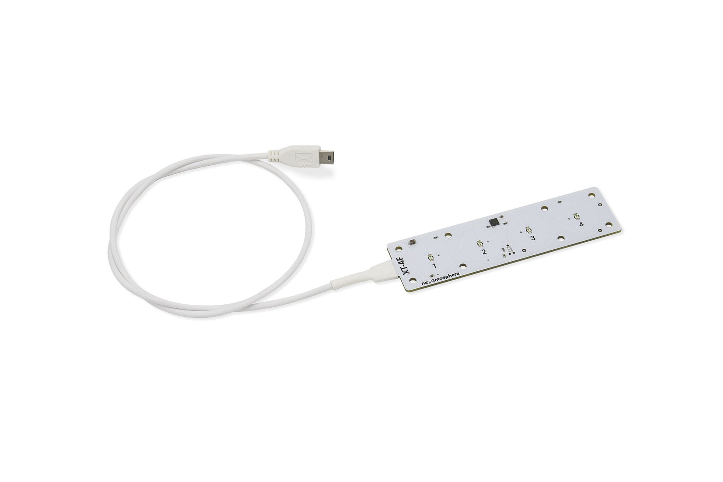 Nexmosphere X-Touch, 4 small button, Linear, White LED, 180cm cable