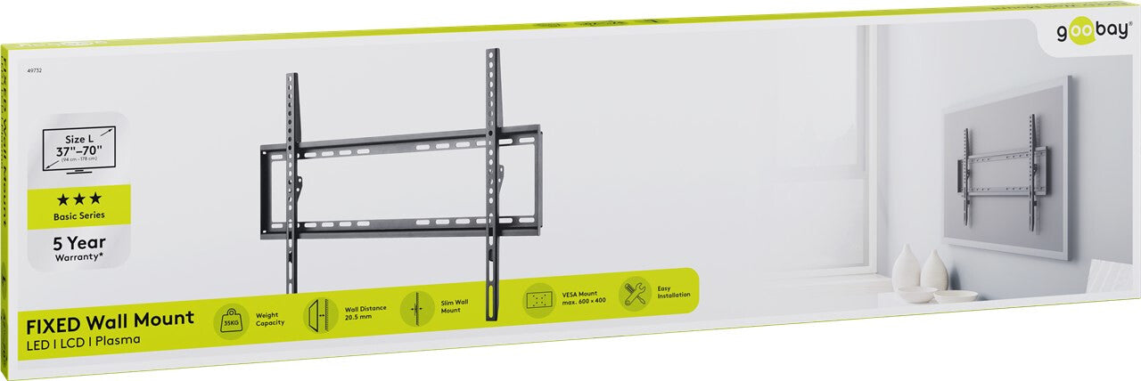 Goobay 49732 TV mount/stand 177.8 cm (70") Black