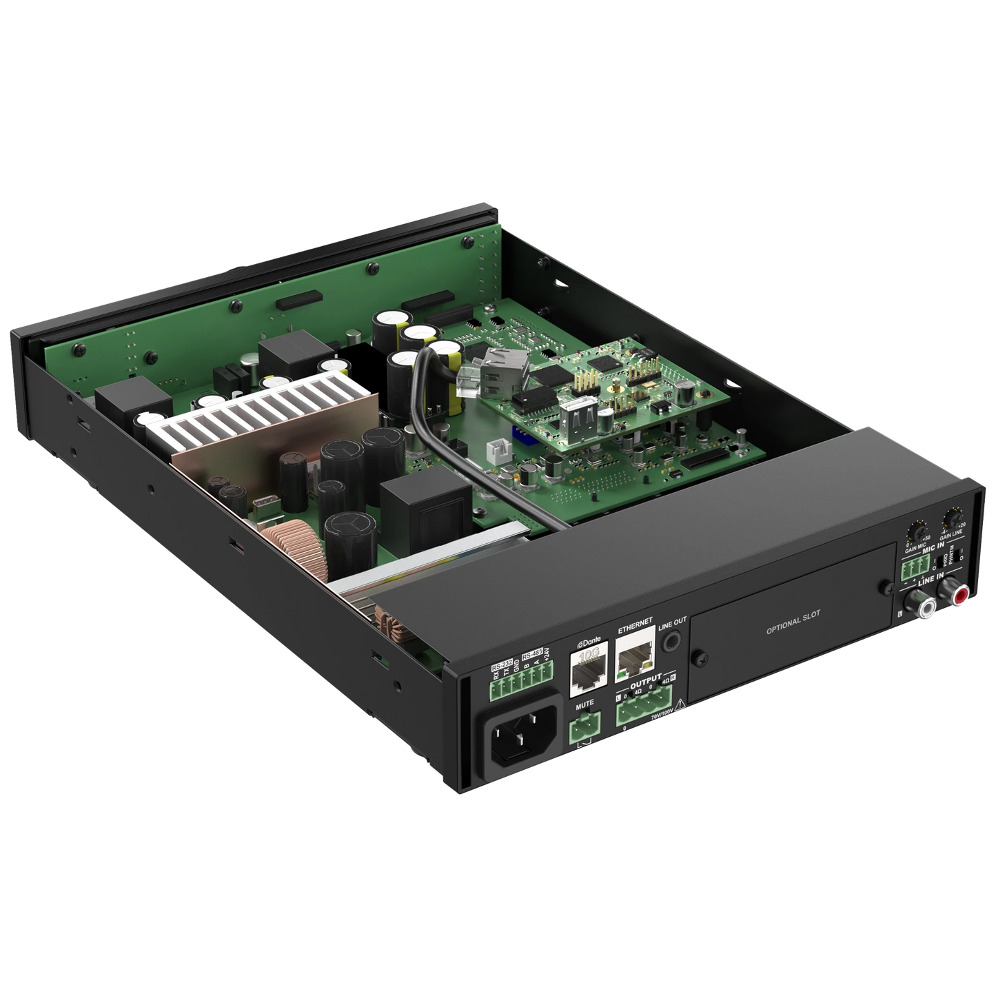 ANI44XT Dante™ audio network interface 4 in / 4 out