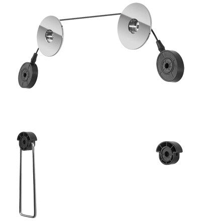 Goobay TV EasyMount L 139.7 cm (55") Black, Silver