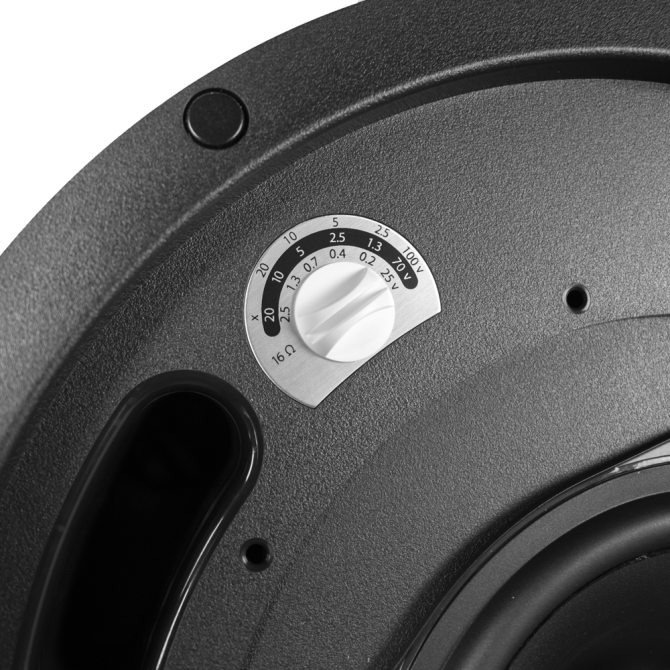 CM52-BGM-II-WH 5.25" In-Ceiling Speaker with Seamless Magnetic White Grille.