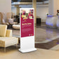 L50HD9W 50" Android Freestanding Digital Poster, White