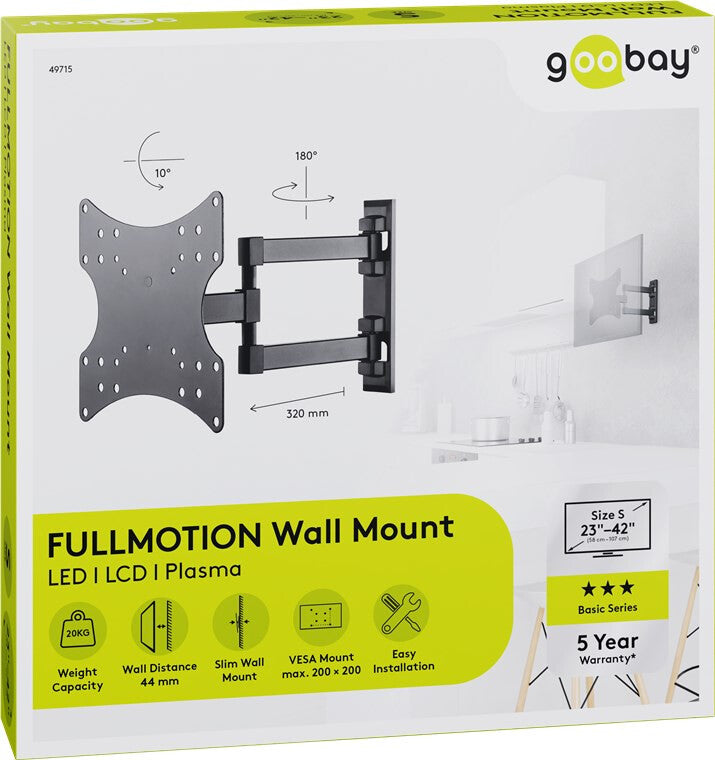 TV wall mount Basic FULLMOTION (S)