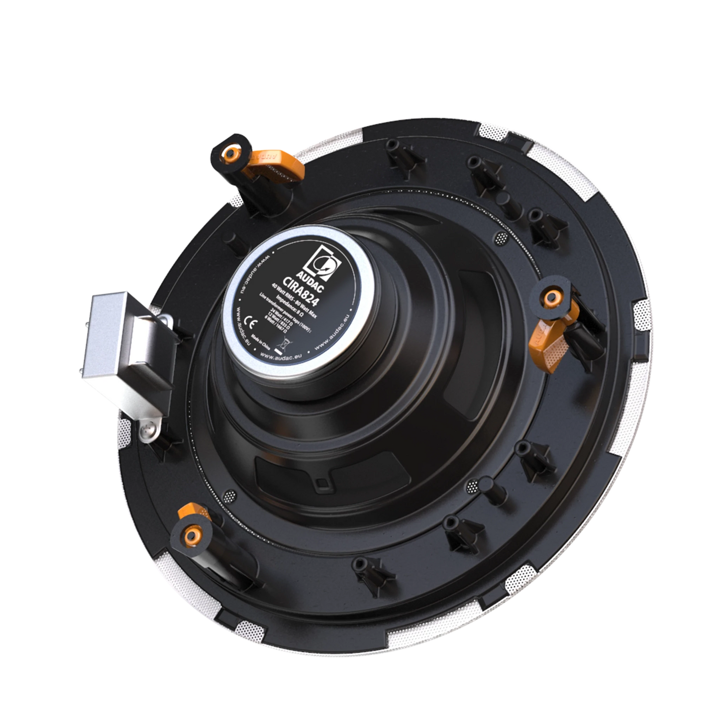 CIRA824 QuickFit™ 2-way 8" ceiling speaker with TwistFix™ grill