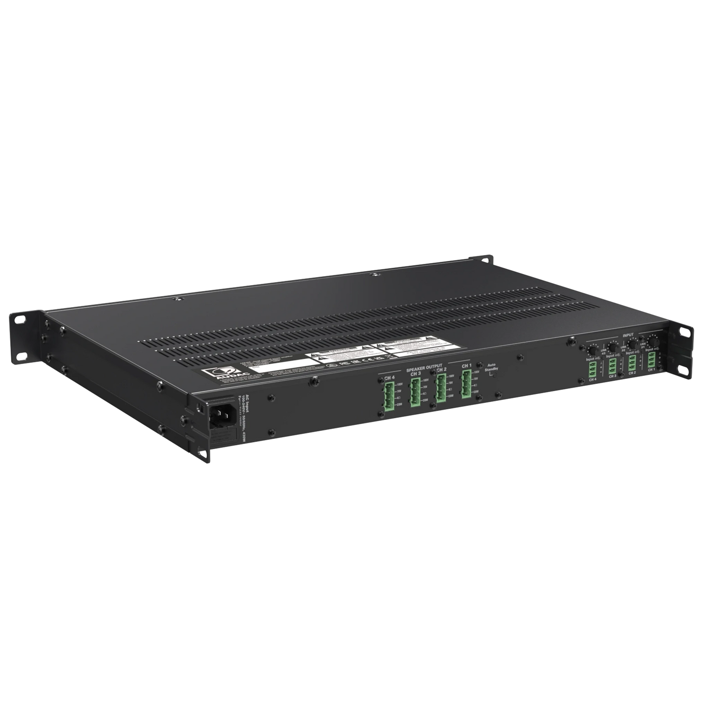 CEP408 4 x 80W - 4 Ω/70V/100V