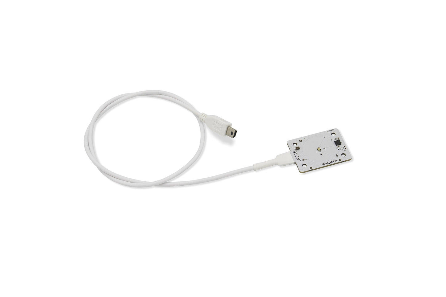 Nexmosphere X-Touch, 1 small button, Rectangular, White LED, 180cm cable