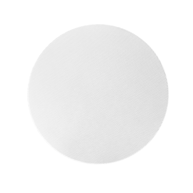 CM82-BGM-II-WH 8" In-Ceiling Background Music Speaker with White Seamless Magnetic Grille.